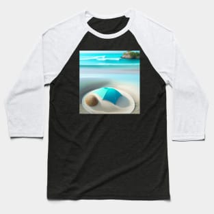 Sea Side View Baseball T-Shirt